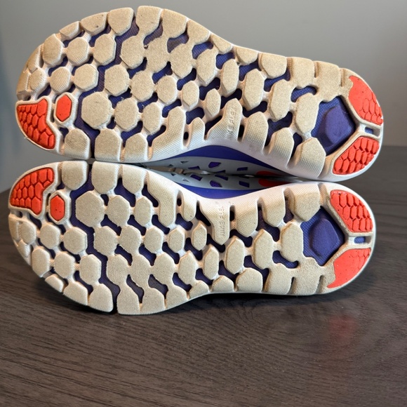 Nike Women's Flex Run 2015 Running Shoe Grey/Orange Size 6,5 - Picture 6 of 8